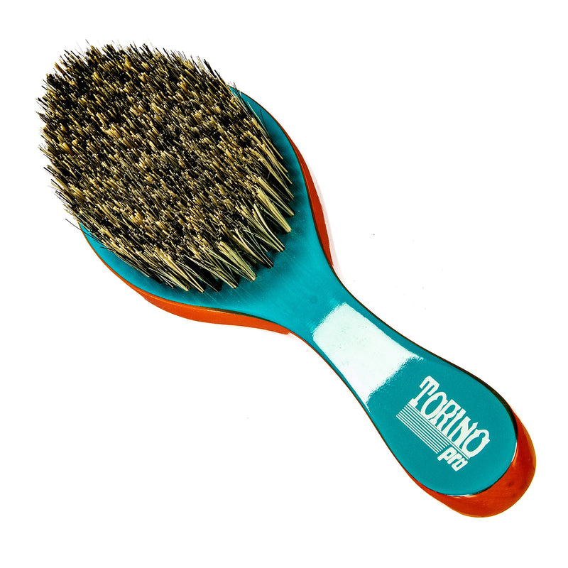 Torino Pro Wave Curve Brush #218 - Curved Medium Hard - Reinforced Wave brush- Extra long bristles