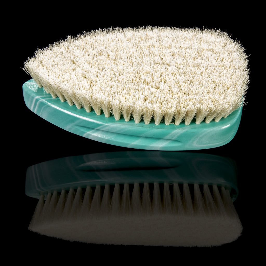 Torino Pro Wave Brush #238- Extra Soft Pointy Palm brush-100% Pure Goat Bristles