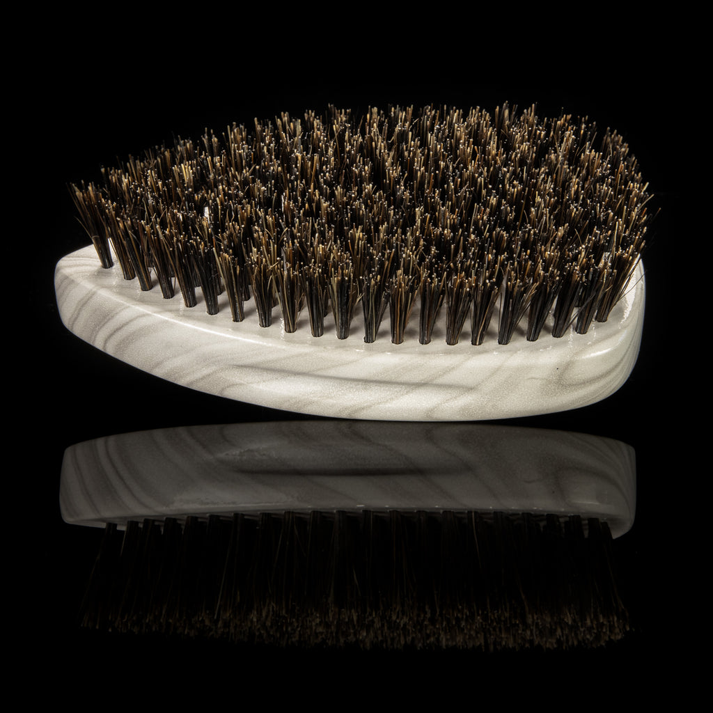 Torino Pro Wave Brush #243- Medium Pointy Palm brush-100% Pure Boar Bristles