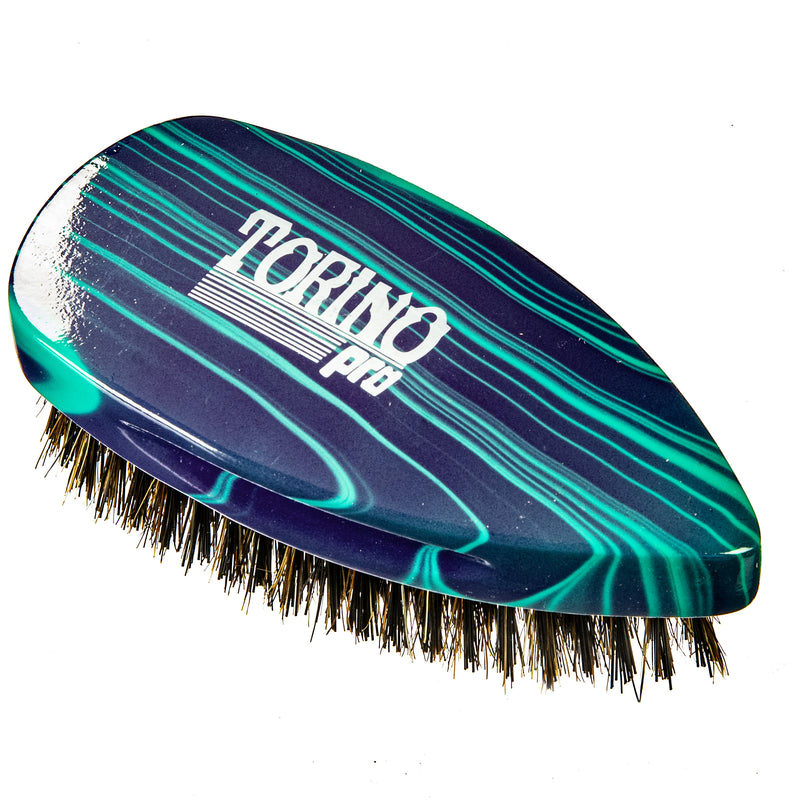 Torino Pro Wave Brush #244- Hard Pointy Palm brush- Reinforced Bristles