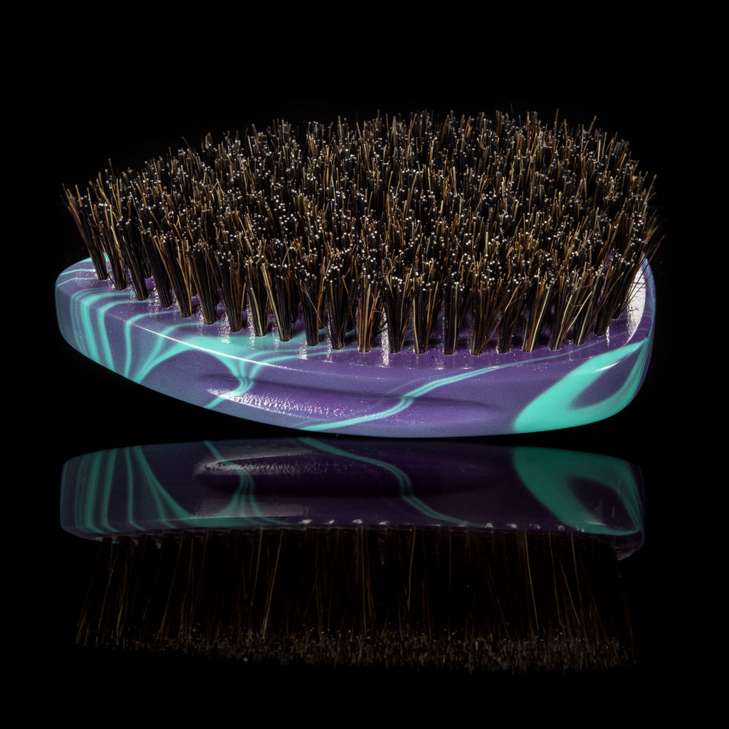Torino Pro Wave Brush #244- Hard Pointy Palm brush- Reinforced Bristles