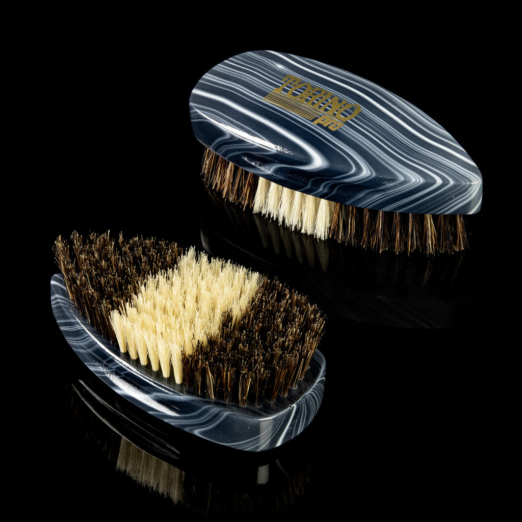 Torino Pro Wave Brush #245- Medium Soft Pointy Palm brush- Hybrid Brush