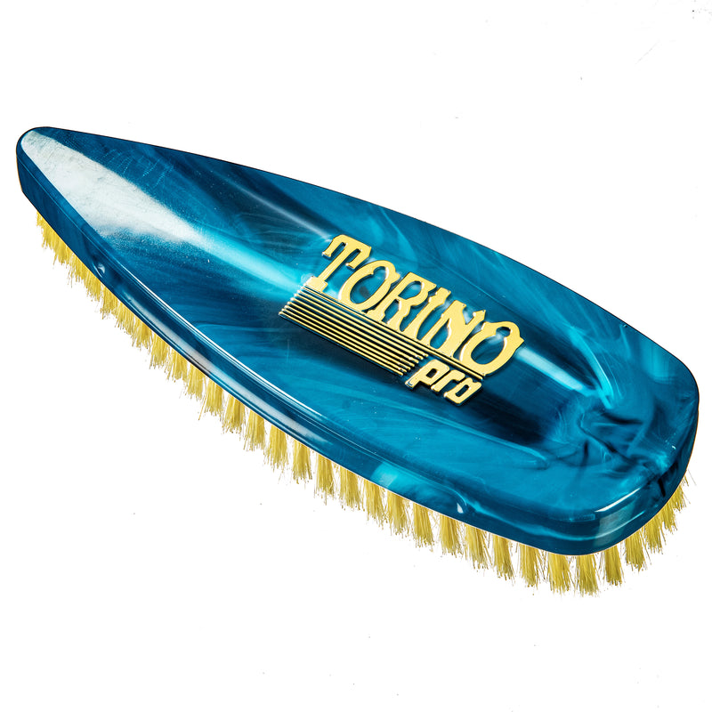 Torino Pro Wave Brush #248 - Medium Pointy Palm Brush  - 100% Pure Boar Bristles
