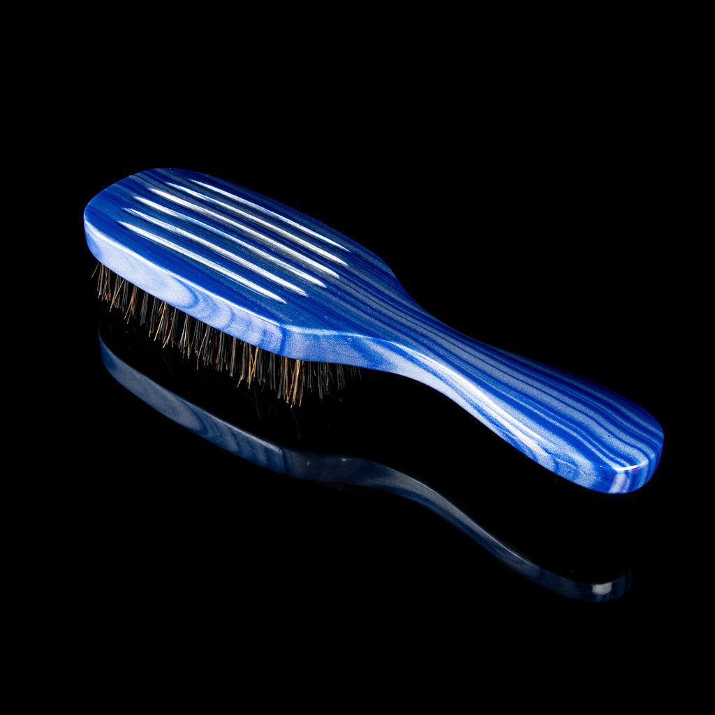 Torino Pro Wave Brush #711-  7 Row Hard Brush Long handle- Reinforced Bristles -  Great to control the wolf