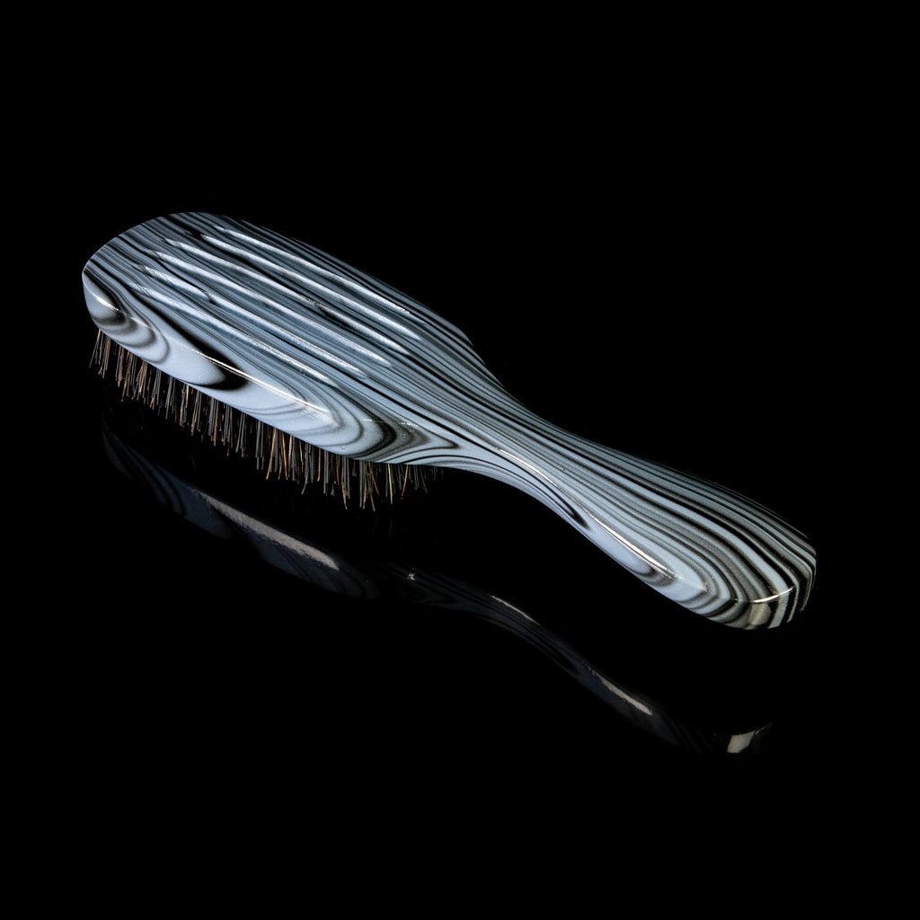 Torino Pro Wave Brush #718-  7 Row Hard Brush Long handle- Reinforced Bristles -  Great to control the wolf