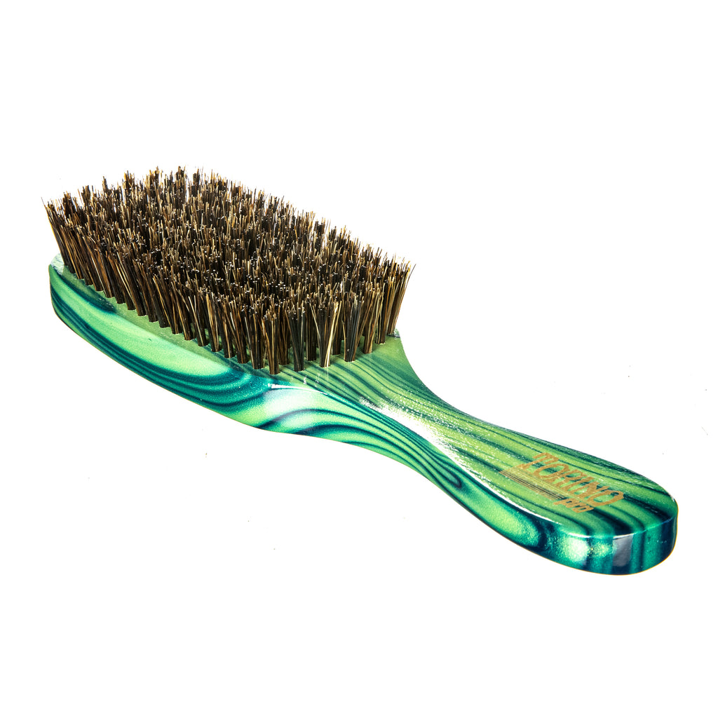 Torino Pro Wave Brush #8739- 7 Row Medium Hard Long Handle Wave brush - Reinforced Bristles