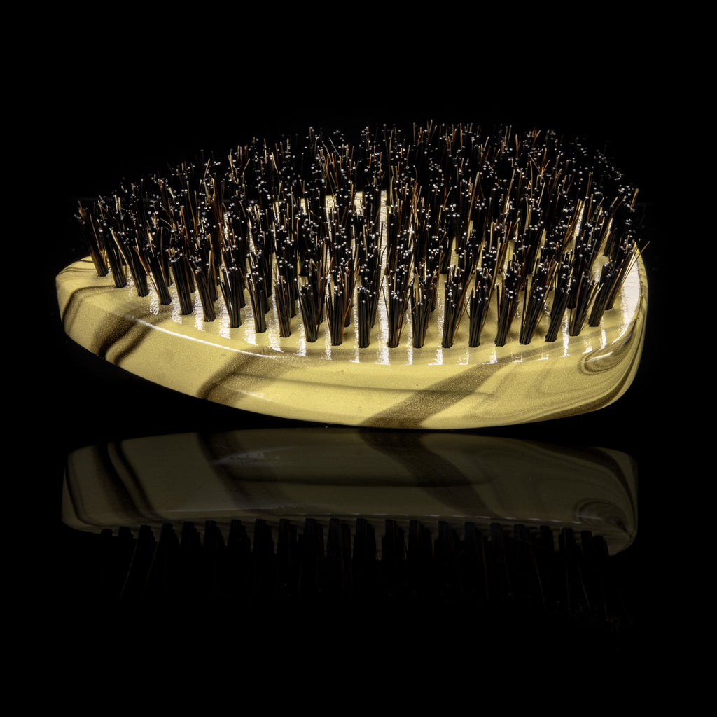 Torino Pro Wave Brush #903- Extra Hard Pointy Palm brush- Reinforced Bristles -  Great wolfing brush