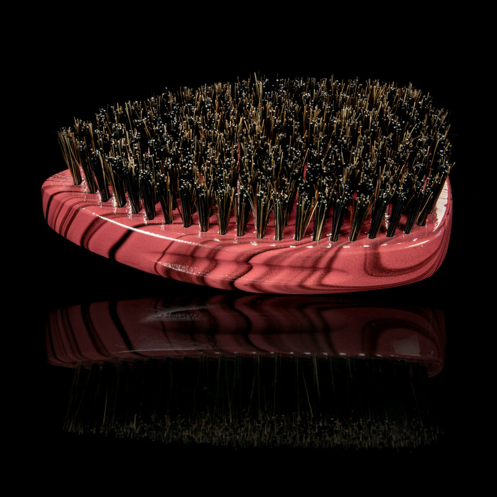 Torino Pro Wave Brush #905- Medium Hard Pointy Palm brush- Reinforced Bristles -  Great wolfing brush