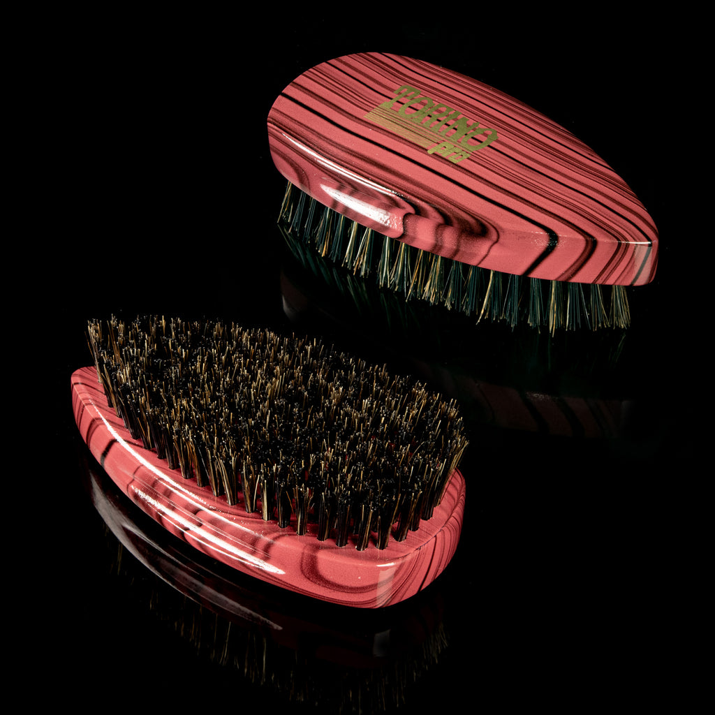 Torino Pro Wave Brush #905- Medium Hard Pointy Palm brush- Reinforced Bristles -  Great wolfing brush