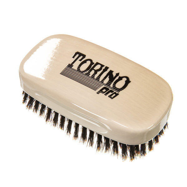 Torino Pro Wave Brush #130- 7 row Square Palm Brush - Hard Reinforced  Bristles