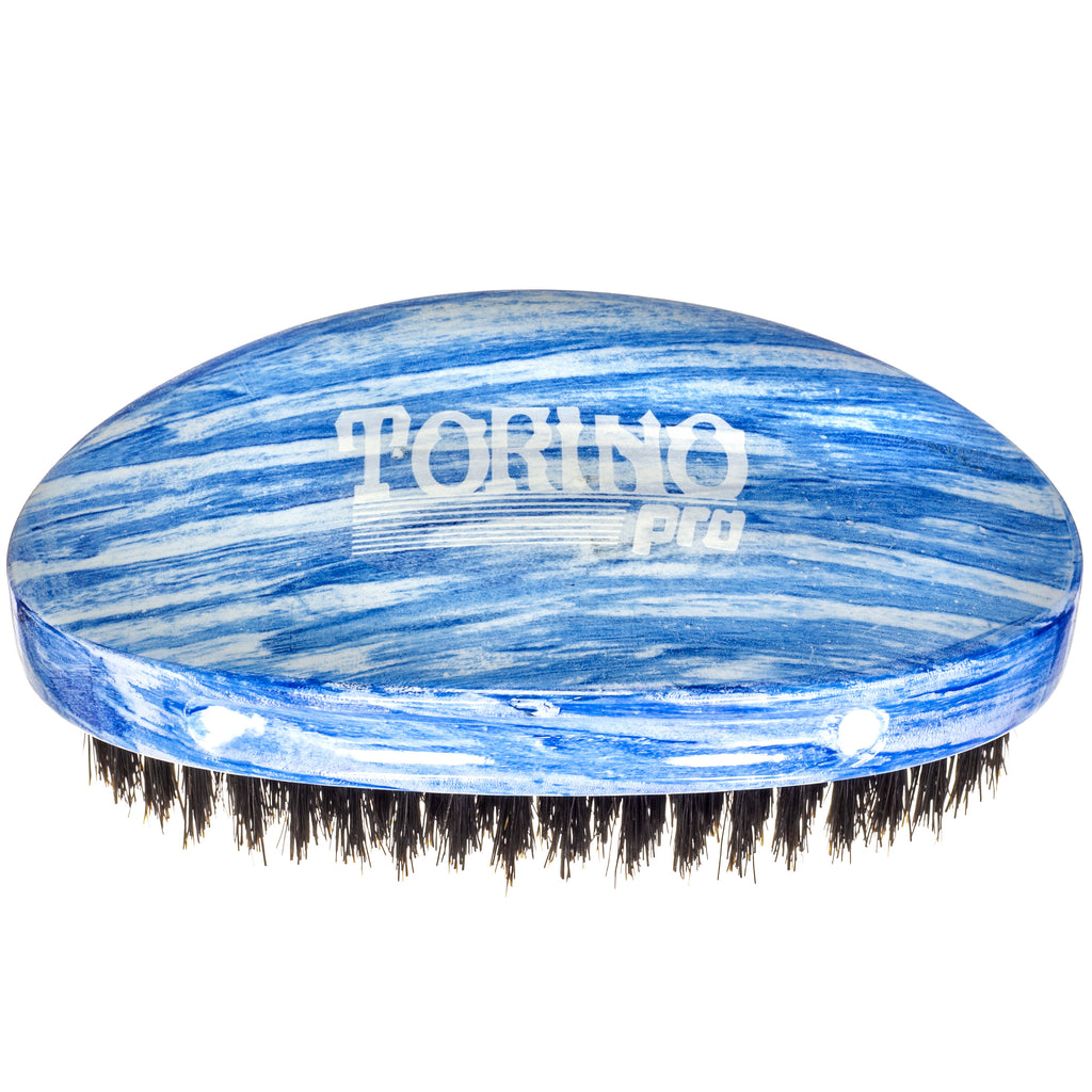 Torino Pro Wave Brushes By Brush King #19- Medium Curve Palm Brush- For 360 waves