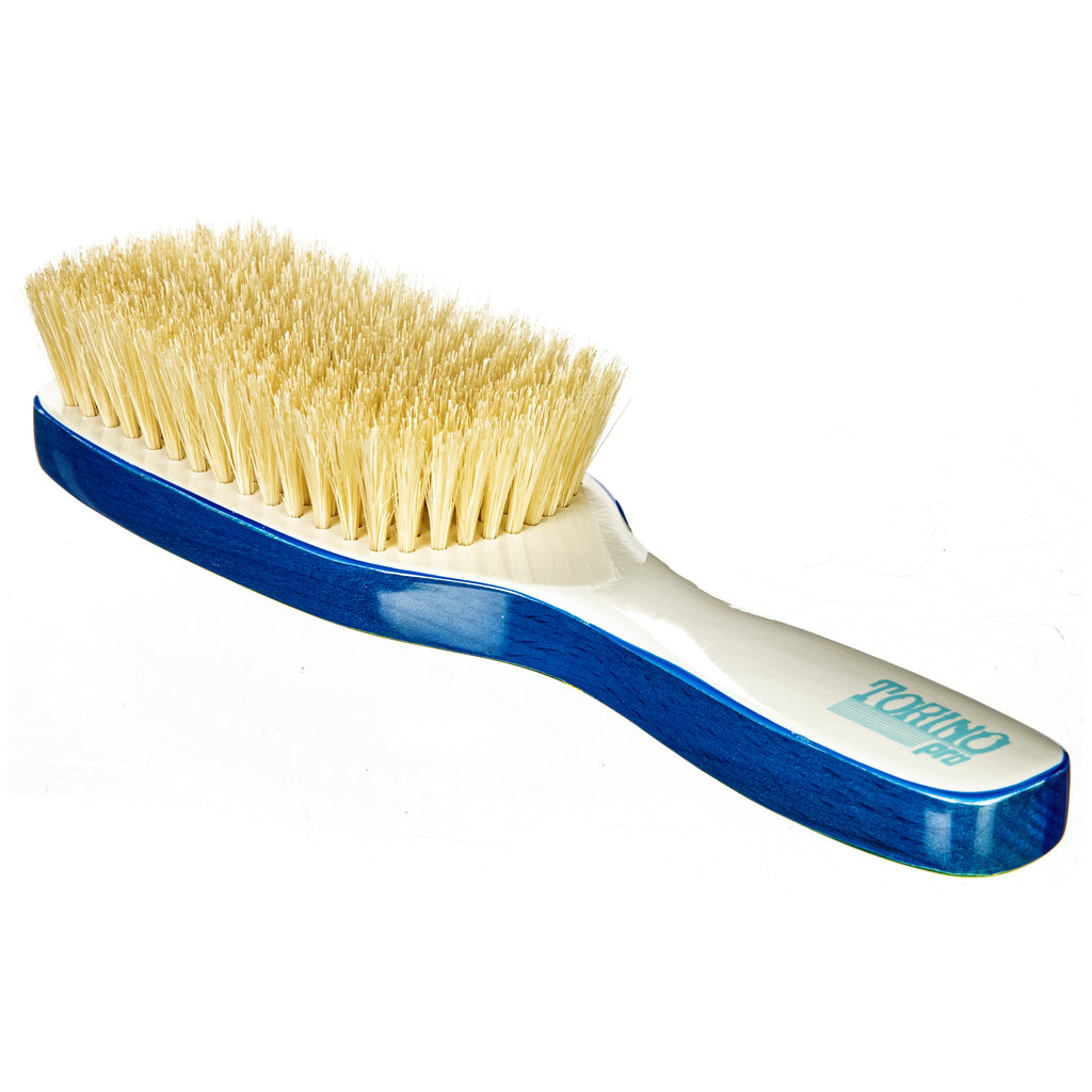 Torino Pro Wave Brush #216 - 11 rows Medium - Extra long 100% Pure Boar Bristles
