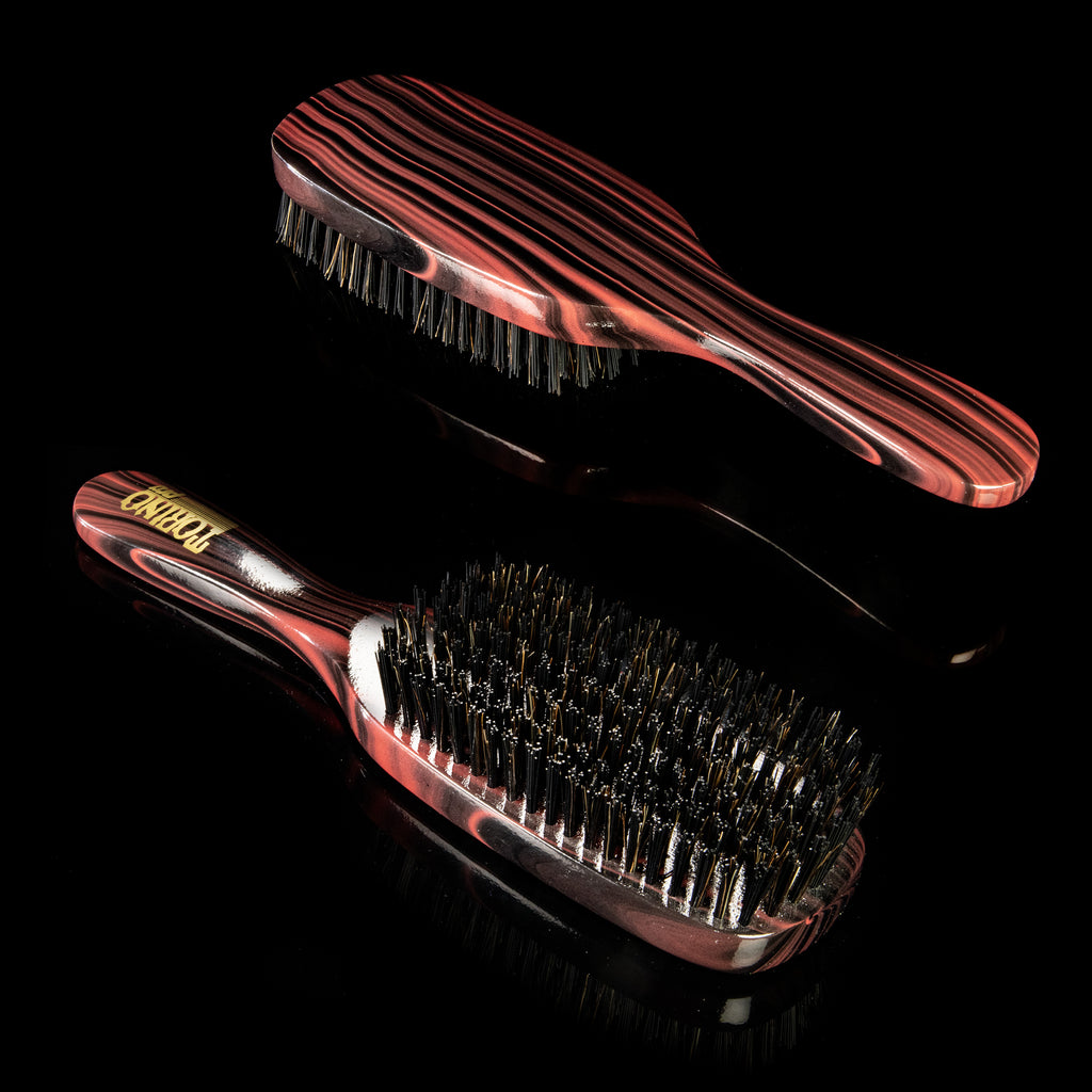 Torino Pro Wave Brush #228-  7 Row Hard Brush Long handle- Reinforced Bristles -  Great to control the wolf