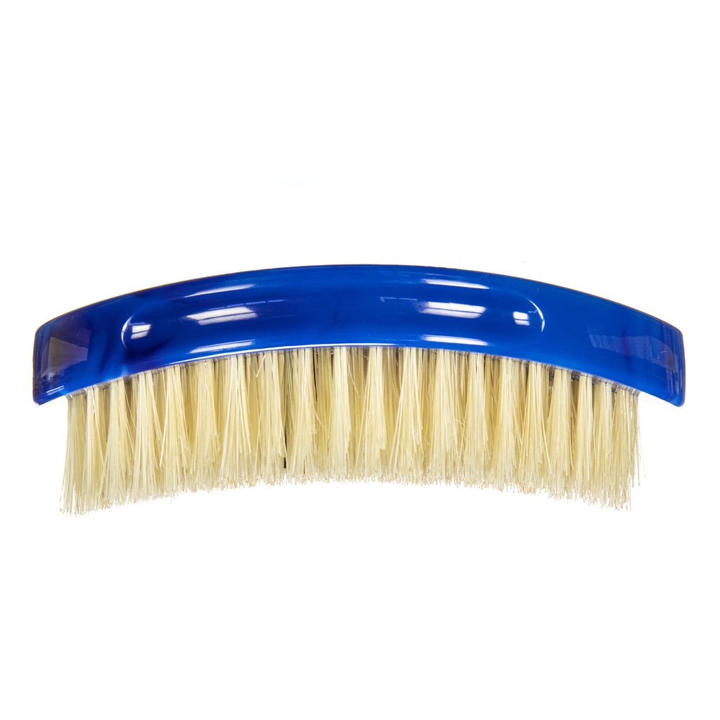 Torino Pro Curve Wave Brush #231 - Medium Curved Palm brush  - Extra Long Bristles - 100% Pure Boar Bristles