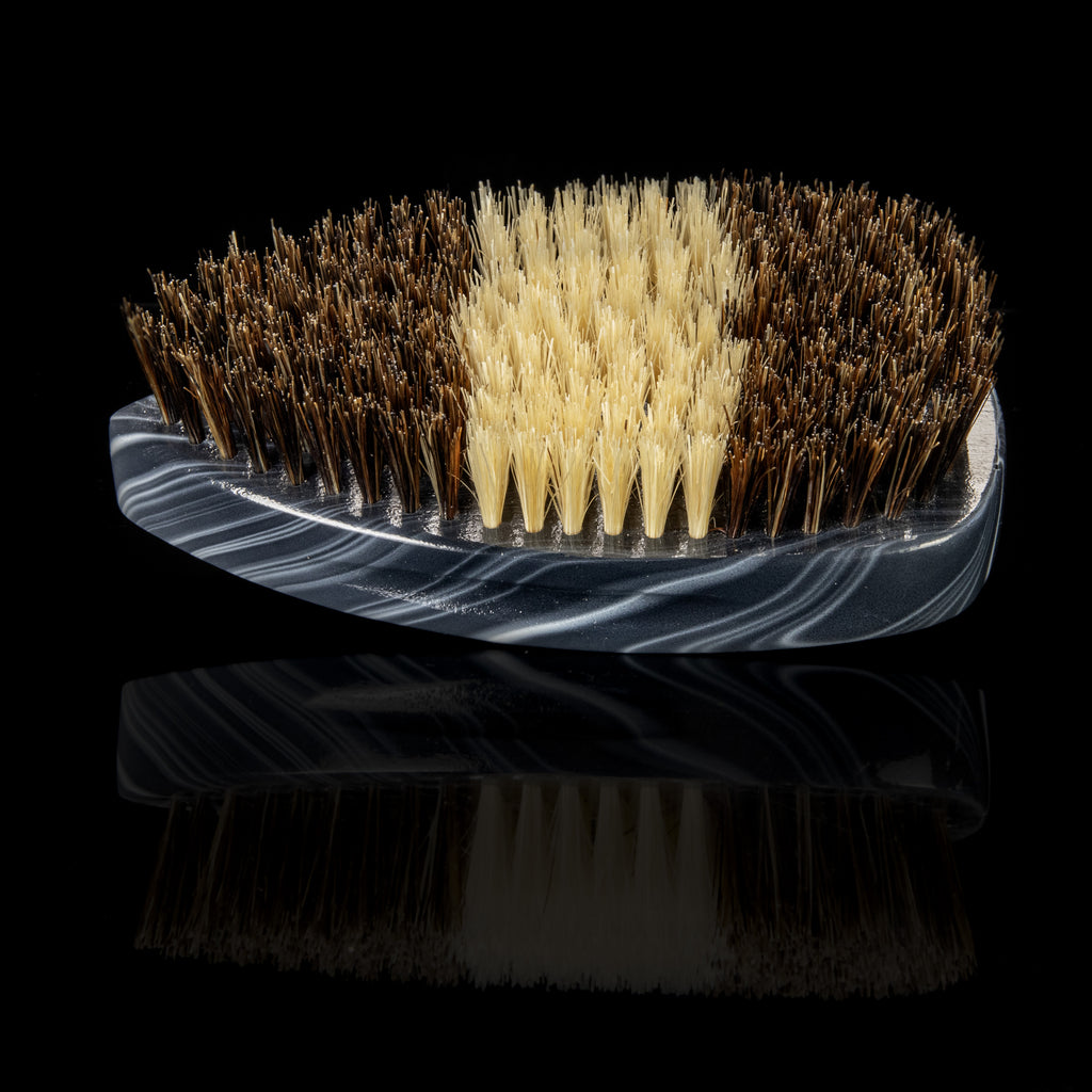 Torino Pro Wave Brush #245- Medium Soft Pointy Palm brush- Hybrid Brush