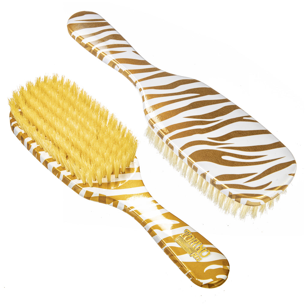 Torino Pro Wave Brush #253. - Extra soft 7 Row Long handle Brush  - 100% Boar Bristles