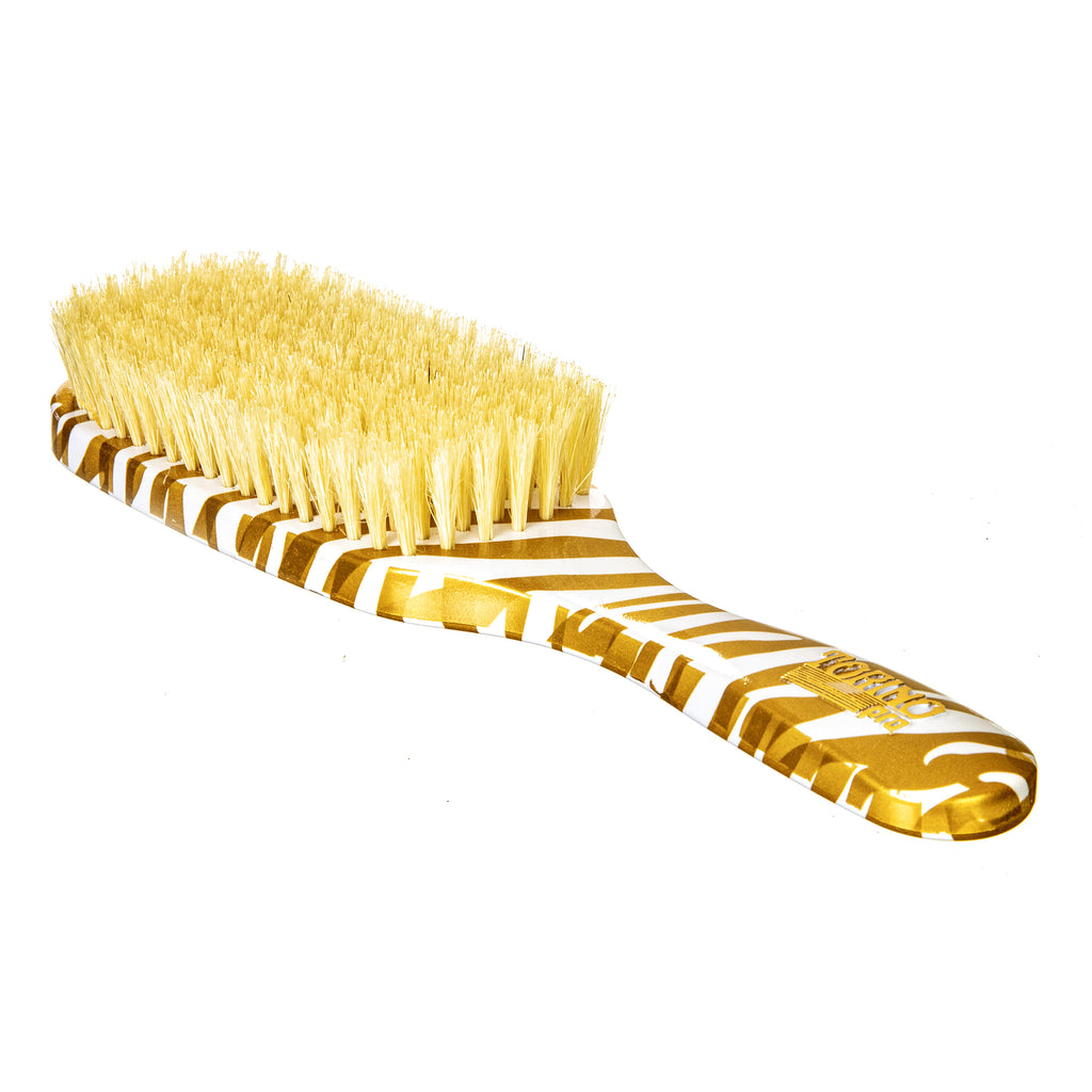 Torino Pro Wave Brush #253. - Extra soft 7 Row Long handle Brush  - 100% Boar Bristles