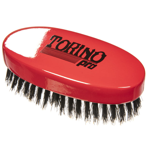 Torino Pro Wave Brush #600 - Medium Hard Curved Long Handle - Wave Brush  for 360 Waves (Curve Brush)