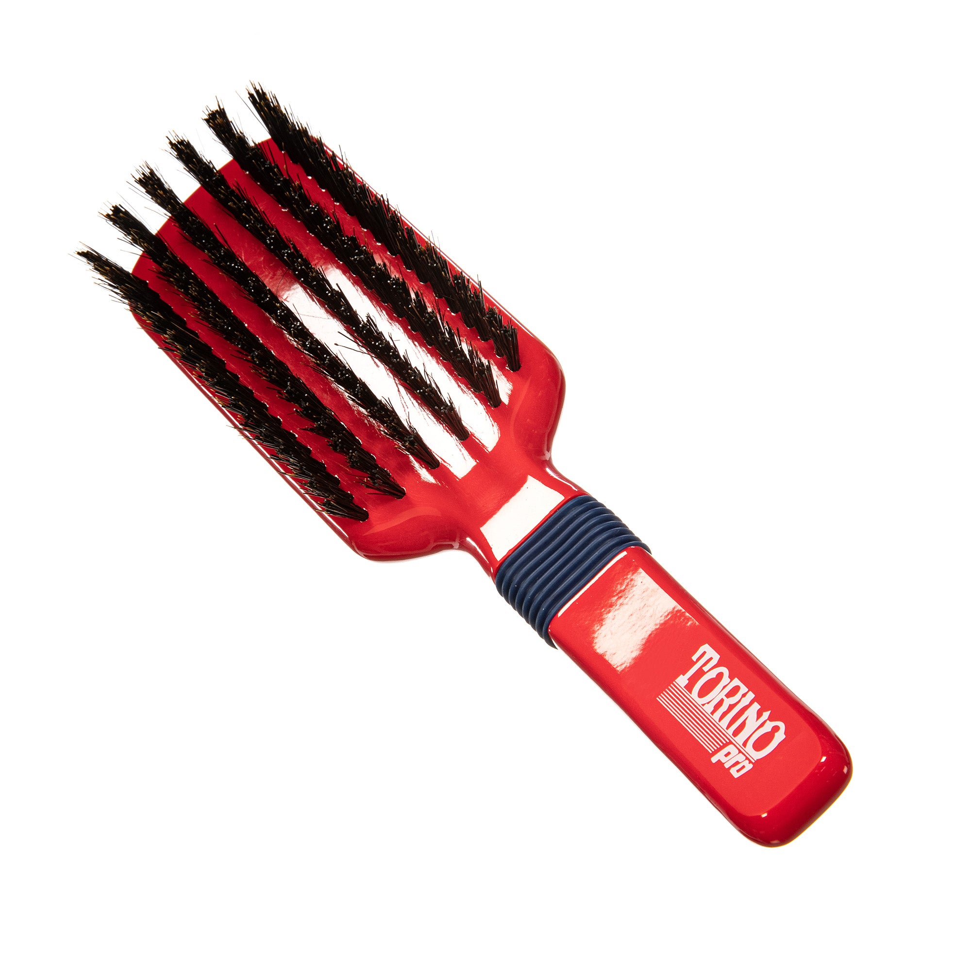 Torino Pro Wave Brush #130- 7 row Square Palm Brush - Hard Reinforced  Bristles